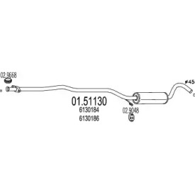 Амортизатор MTS 01.51130