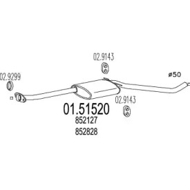 Амортизатор MTS 01.51520