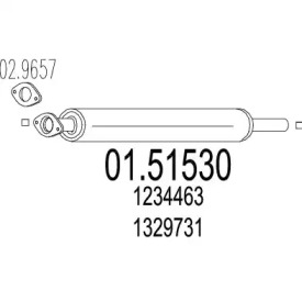 Амортизатор MTS 01.51530