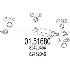 Амортизатор MTS 01.51680