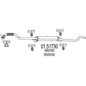 Амортизатор MTS 01.51730