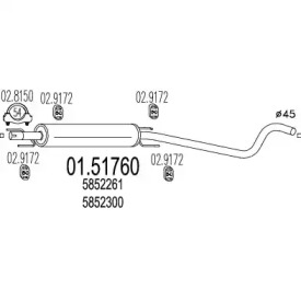 Амортизатор MTS 01.51760