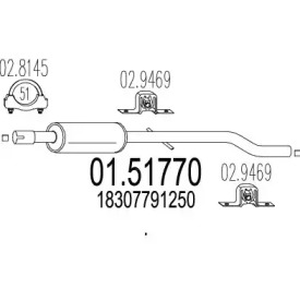 Амортизатор MTS 01.51770