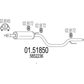 Амортизатор MTS 01.51850