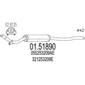 Амортизатор MTS 01.51890