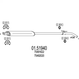 Амортизатор MTS 01.51940