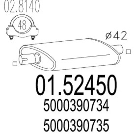 Амортизатор MTS 01.52450