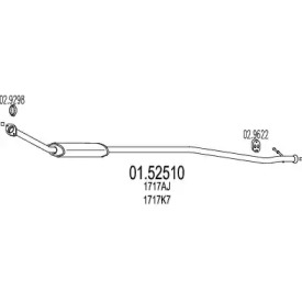 Амортизатор MTS 01.52510