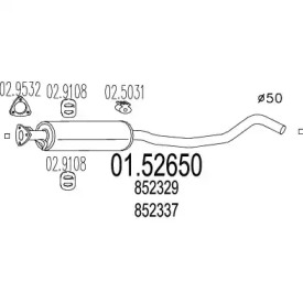 Амортизатор MTS 01.52650