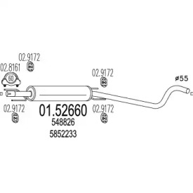 Амортизатор MTS 01.52660