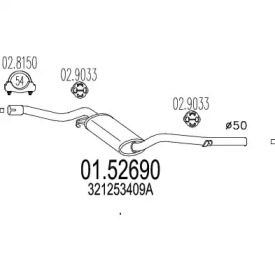 Амортизатор MTS 01.52690