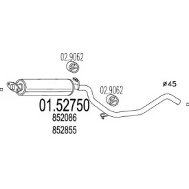 Амортизатор MTS 01.52750