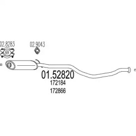 Амортизатор MTS 01.52820