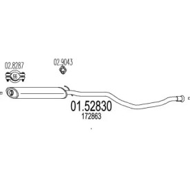 Амортизатор MTS 01.52830