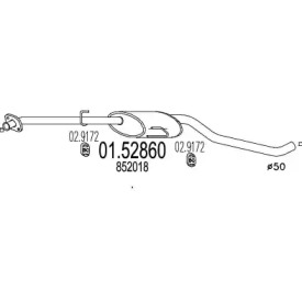 Амортизатор MTS 01.52860