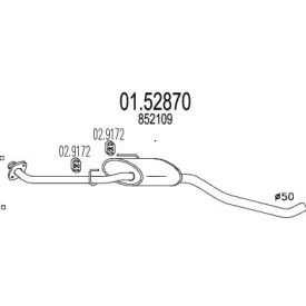 Амортизатор MTS 01.52870