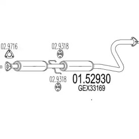 Амортизатор MTS 01.52930