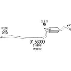 Амортизатор MTS 01.53000