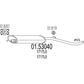 Амортизатор MTS 01.53040