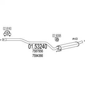 Амортизатор MTS 01.53240