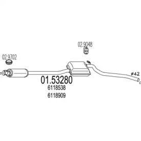 Амортизатор MTS 01.53280