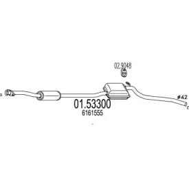 Амортизатор MTS 01.53300