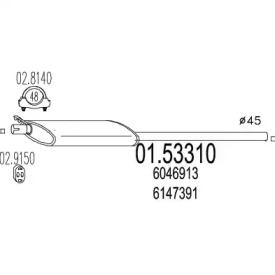 Амортизатор MTS 01.53310