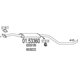 Амортизатор MTS 01.53360