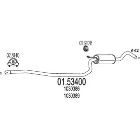 Амортизатор MTS 01.53400