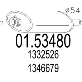 Амортизатор MTS 01.53480