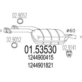 Амортизатор MTS 01.53530