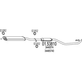 Амортизатор MTS 01.53810