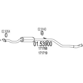 Амортизатор MTS 01.53900