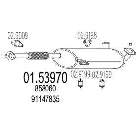 Амортизатор MTS 01.53970