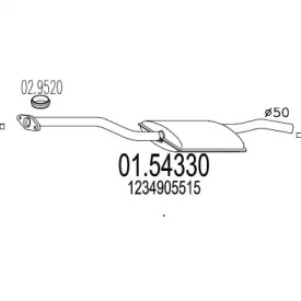 Амортизатор MTS 01.54330