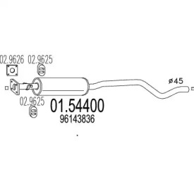 Амортизатор MTS 01.54400