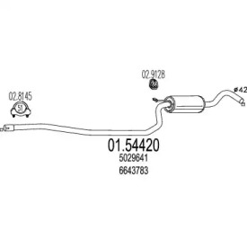 Амортизатор MTS 01.54420