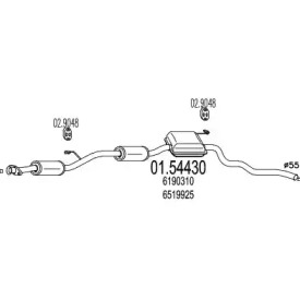 Амортизатор MTS 01.54430