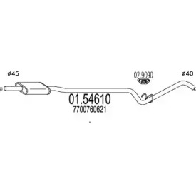 Амортизатор MTS 01.54610