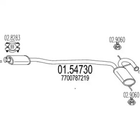 Амортизатор MTS 01.54730