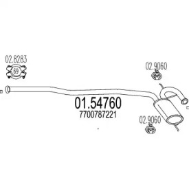 Амортизатор MTS 01.54760