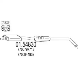 Амортизатор MTS 01.54830