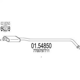 Амортизатор MTS 01.54850