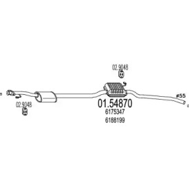 Амортизатор MTS 01.54870