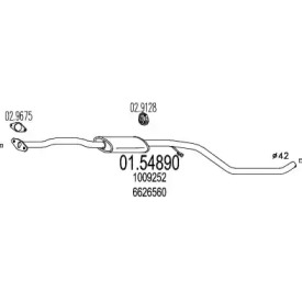 Амортизатор MTS 01.54890