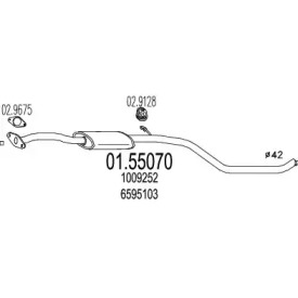 Амортизатор MTS 01.55070