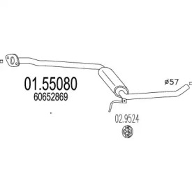 Амортизатор MTS 01.55080