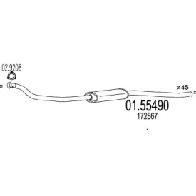 Амортизатор MTS 01.55490