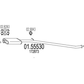 Амортизатор MTS 01.55530