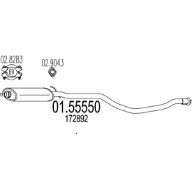 Амортизатор MTS 01.55550